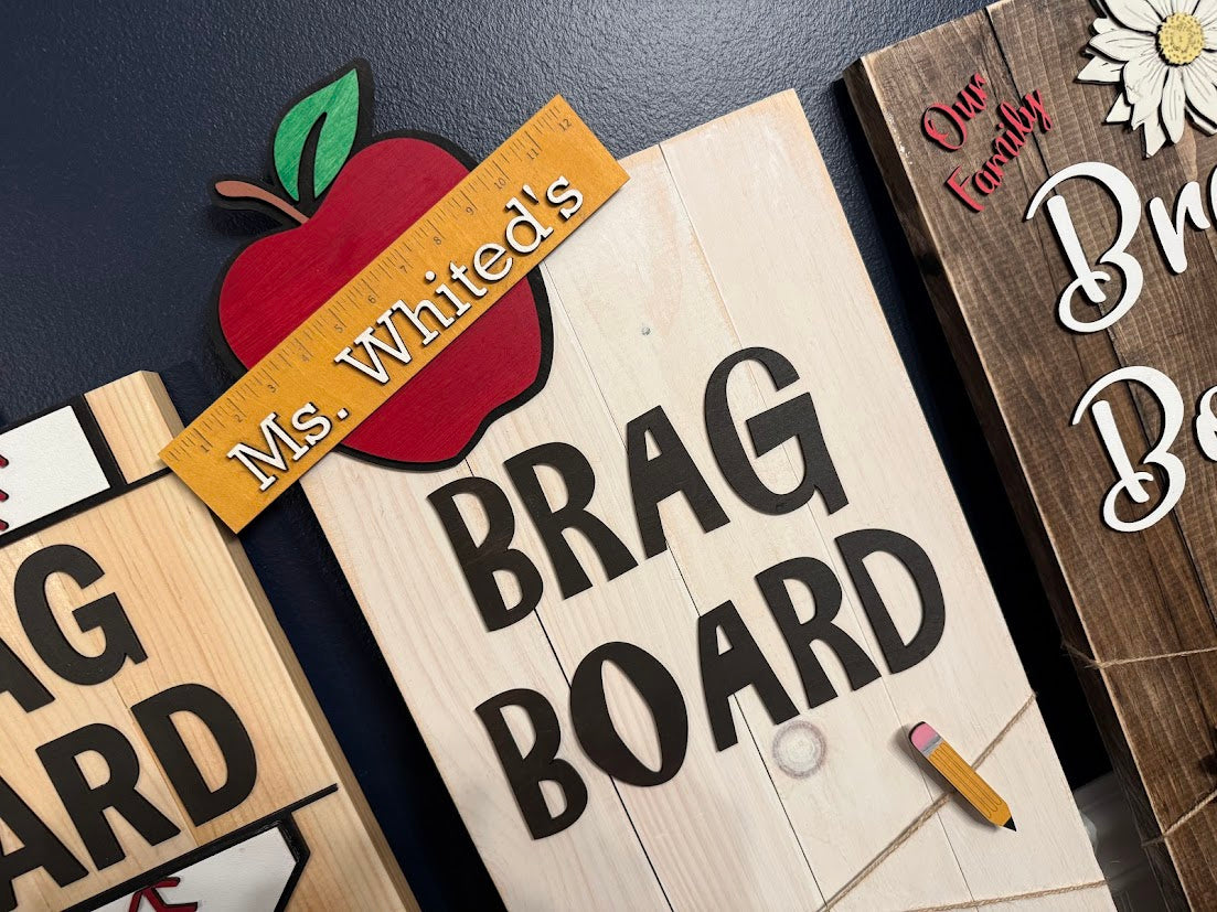 Brag Board Workshop at The Nook 2/21 at 10AM