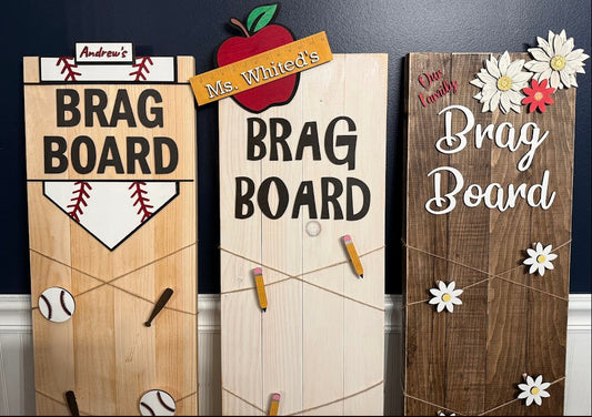 Brag Board Workshop at The Nook 2/21 at 10AM