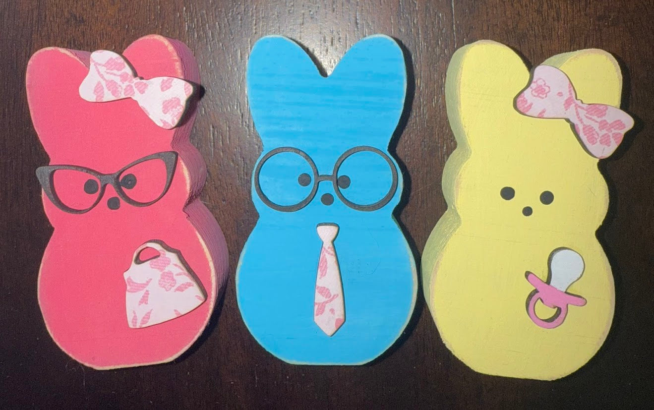 PEEPLE - Personalized Wooden Easter Peeps
