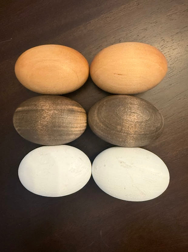 Rustic Wooden Eggs