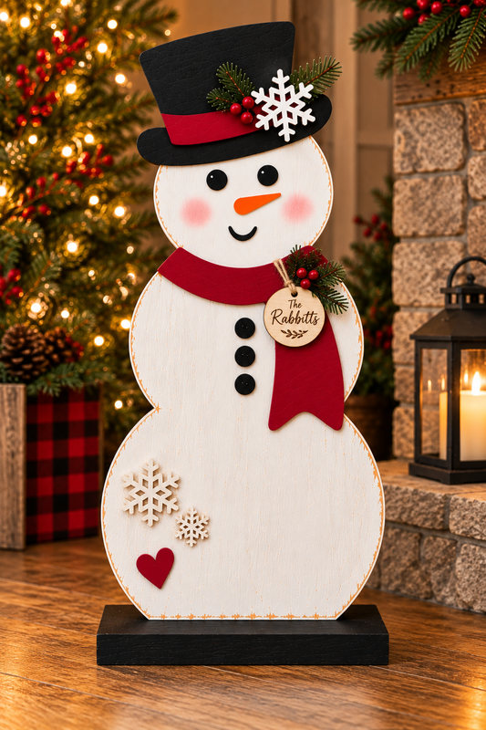 Pine Wood Snowman Workshop at HVCC on 11/21 @ 8AM