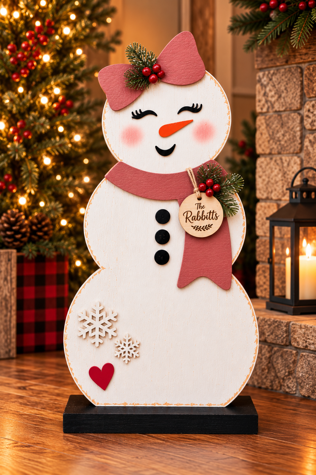 Pine Wood Snowman Workshop at HVCC on 11/21 @ 8AM