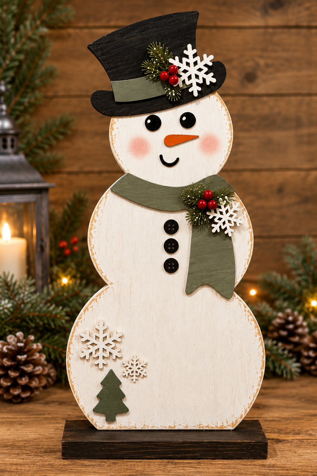 Pine Wood Snowman Workshop at HVCC on 11/21 @ 8AM