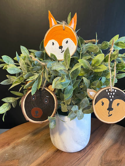 Woodland Animals Ornaments Create Crate