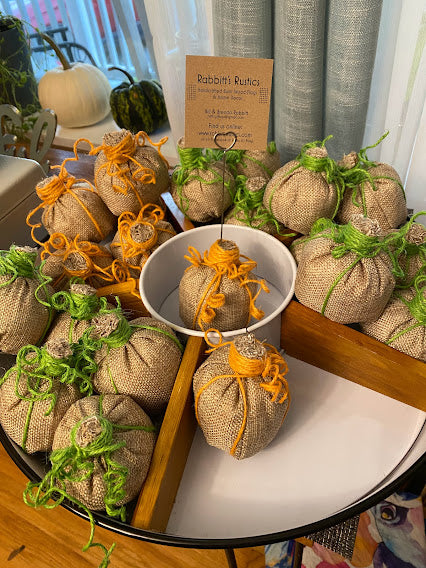 Burlap Pumpkins